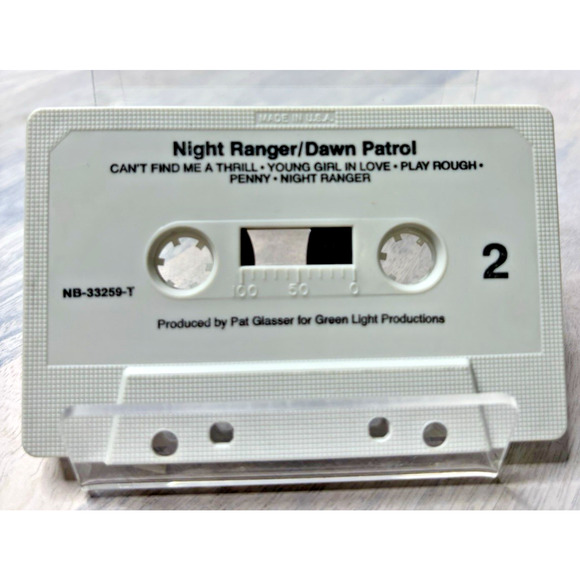 Night Ranger Dawn Patrol Cassette Tape Album - Picture 3 of 3